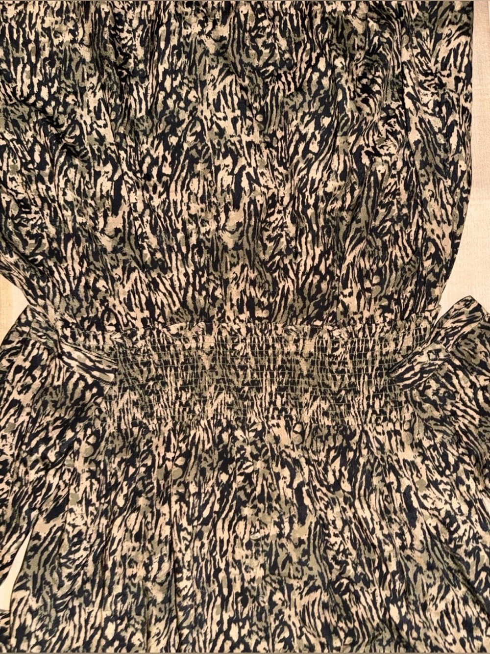 Rails Jasmine Mini Dress in Olive Static in Multi Size Medium - Picture 4 of 9